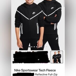 NWT Nike zip up long sleeve Kids M